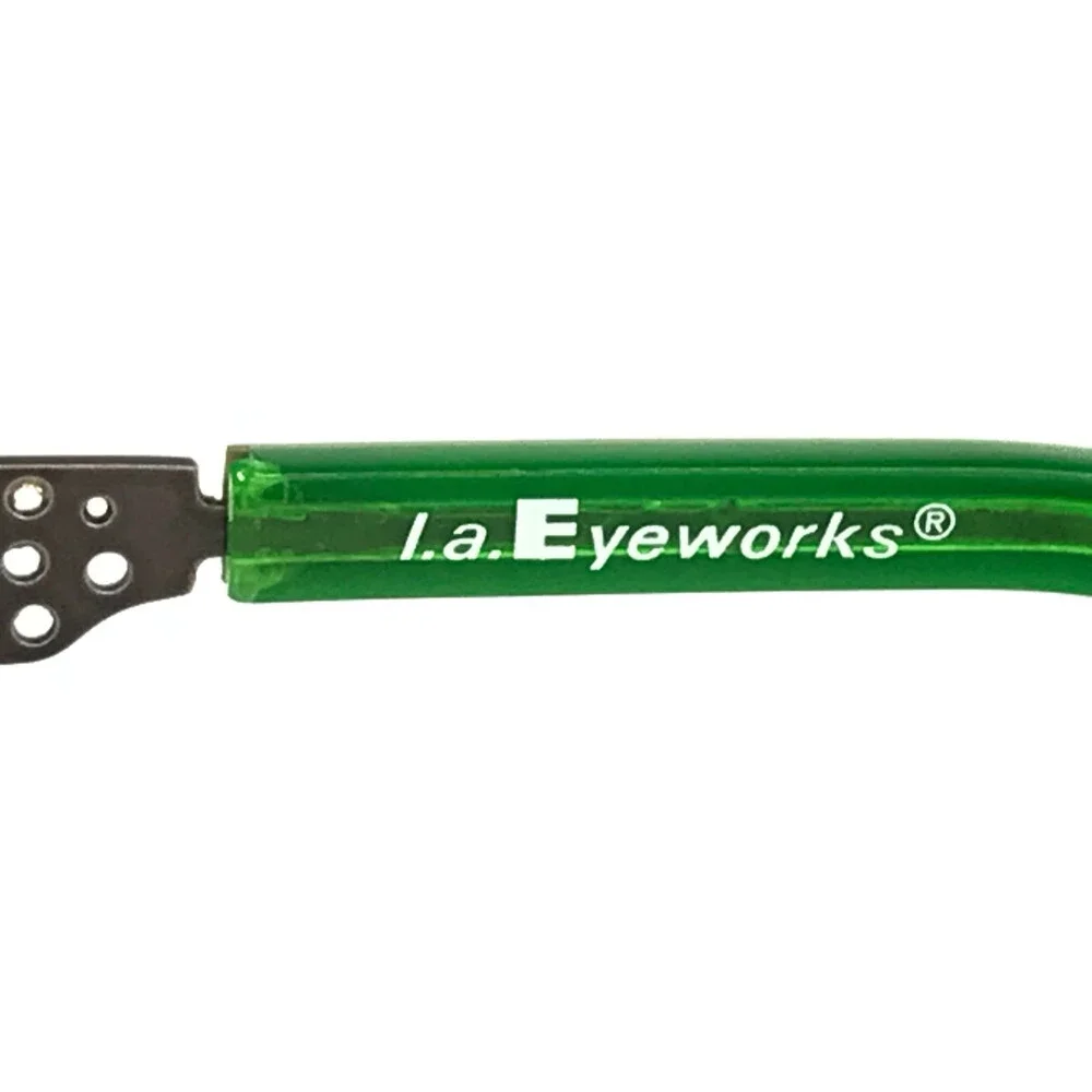 I.a. Eyeworks Eyeglasses Frames TUFFY 474 Perforated Purplish Gray 48-23-133